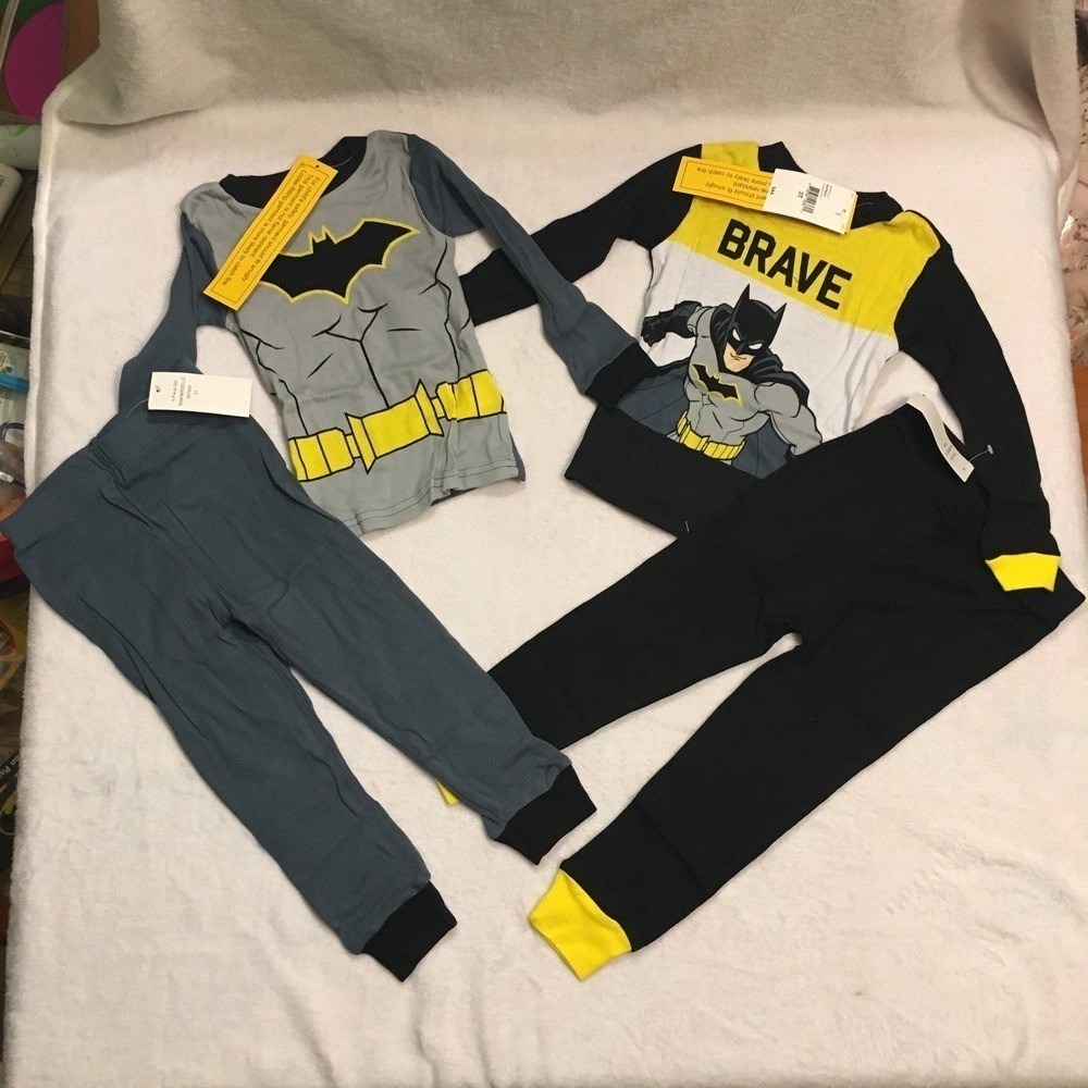 NWT Batman Pajamas Bundle 3T – 2‑Pack Cotton Pajama Sets‎ | Batman Superhero